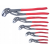 Szczypce Klucz do Rur COBRA ( 8701100 - 8701560 ) KNIPEX - zestaw 8 szt.